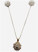 10KT Yellow Gold Woman's Diamond Necklace