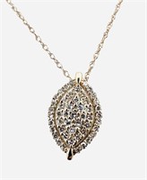 10KT Yellow Gold Woman's Diamond Necklace