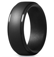 390 Black Silicone Rings