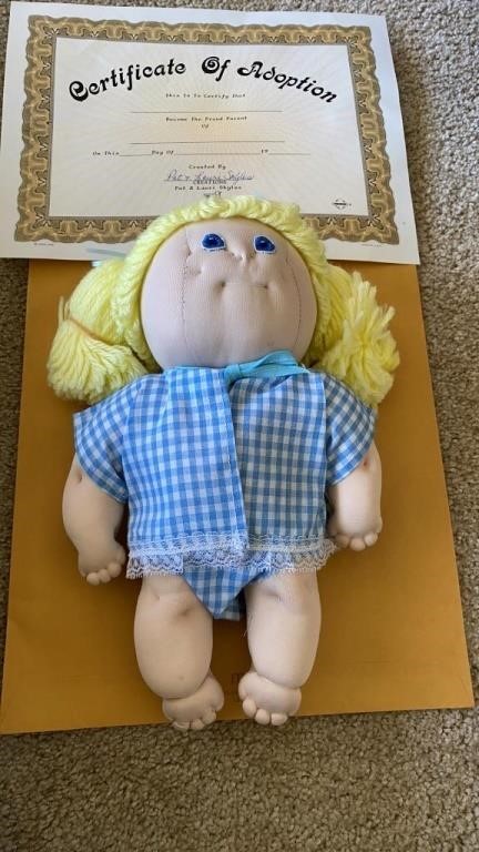 Handcrafted doll by Pat and Laurie Skyles 11 in