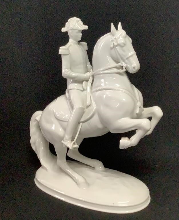 Wein Royal Vienna Porcelain Horse & Rider #1591
