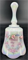 Fenton French Opal Hp Valentines 91 Bell By D