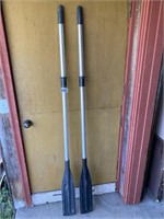 Pair of Aluminum Boat Orrs, 6' Long