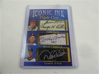 Iconic Ink Triple Cuts MLB Babe Ruth Mickey