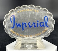 Imperial Glass Company Logo Uv Reactive