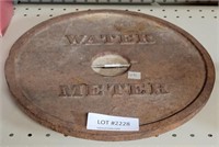 VTG. CAST IRON WATER METER COVER