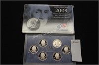 2009 US mint quarters proof set (display)
