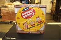 dubble bubble gum wooden clock (display)