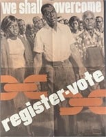 We Shall Overcome Political Poster 1963