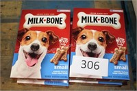 4-24oz milkbone small dog treats 12/24