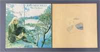 2 Joni Mitchell LP Vinyl Records Roses & Spark
