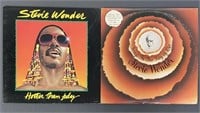 2 Stevie Wonder Vinyl LP Records