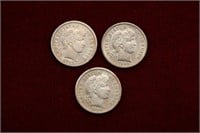 US Half Cent Lot; (2) 1828, 1833, 1834