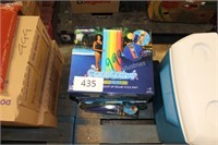 4- poolcandy 74” rainbow light up floats