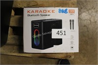 karaoke bluetooth speaker