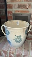 Alba China ceramic handled chamber pot- floral