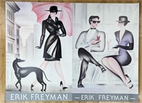 2 Erik Freyman Art Posters 1980's