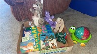 Children’s toys, books & stuffed animals- box lot