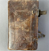 18th Century Leather Bound German Book