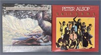 2 Peter Alsop Vinyl LP Records Signed