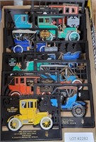 FLAT OF ADVERT. PLASTIC AUTOMOBILE WALL-HANGINGS