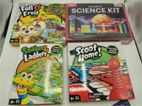 NEW Science Kit & 3 Board Games
