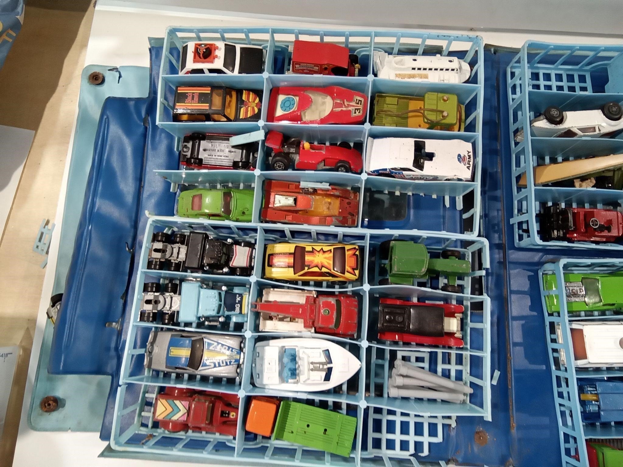 Over Seventy Die Cast Vehicles with Case