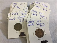 Rare US Indian Head Penny Collection