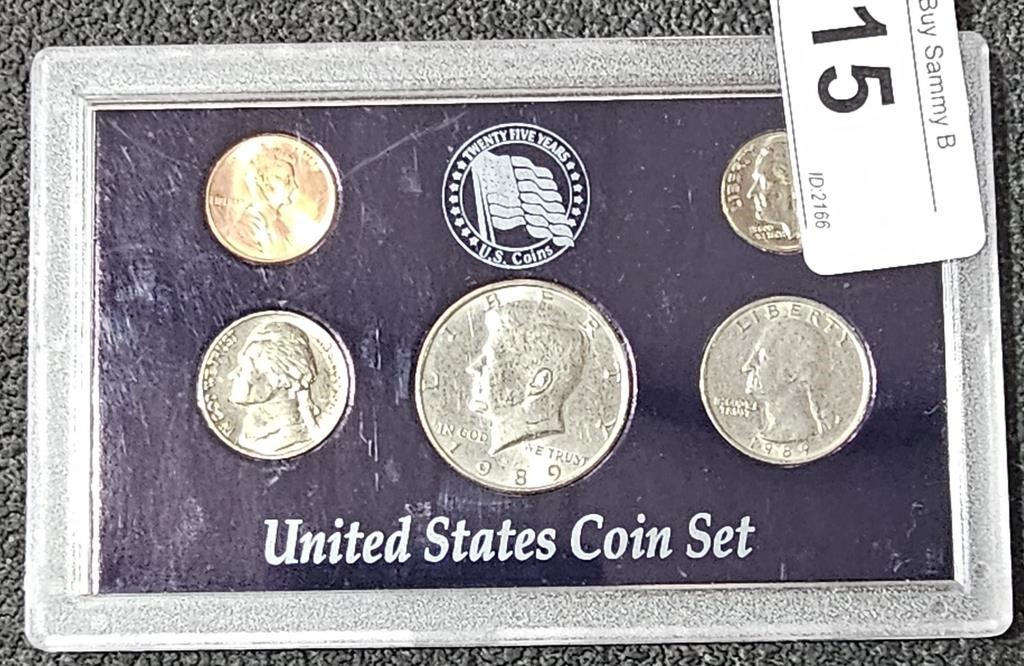 1989 US  5 Coins