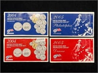 2004 & 2005 US Uncirculated Coin Sets