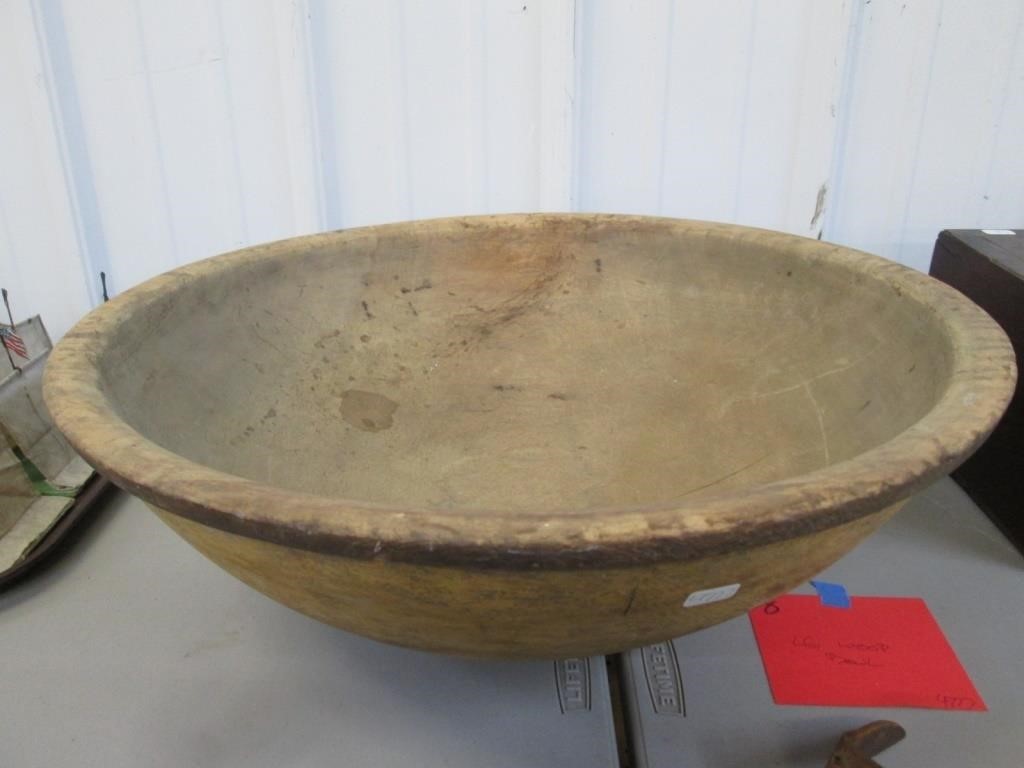 24” Diameter Large Wood Bowl