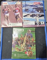 3-1990's Sports Stamp Collecting Kits