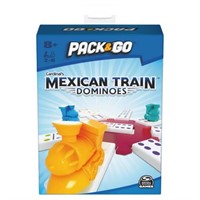 Cardinal Games Pack & Go Mexican Train Dominoes