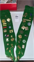 Vintage Girl Scout pins- variety