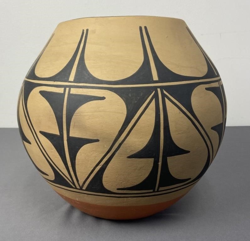 Robert Aguilar Pueblo Pottery Bowl