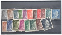 Selection of  1930's/40's German Stamps (HItler).