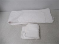 (2) "As Is", Bath/Hand Towel, White