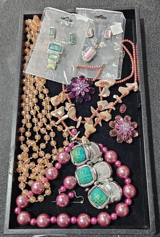 Necklaces, Earrings, Bracelet and Broaches