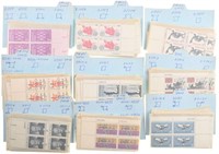 9 Sets of US Postal Stamp plates. Stamp #'s: