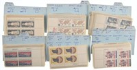 6 Sets of US Postal Stamp plates. Stamp #'s: