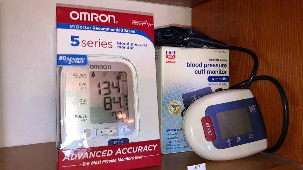 2 blood pressure monitors