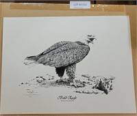 1982 NEAL ANDERSON BALD EAGLE ART PRINT