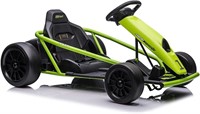 24V Go Kart for Kids 8-12 Years, 300W, Green