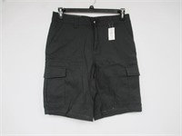 BC Clothing Men's 32 Stretch Cargo Short, Black