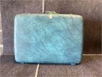 Old Blue Suitcase