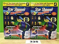 Star Shower Motion Laser Light lot of 2