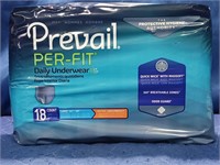 Prevail Daily Underwear Men 18 CT Large