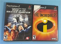 PS2 Incredibles & Fantastic Four working