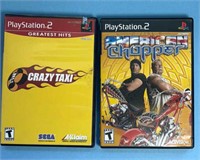 PS2 Crazy Taxi & American Chopper working