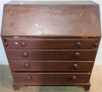 DROP FRONT PERIOD DESK 38"